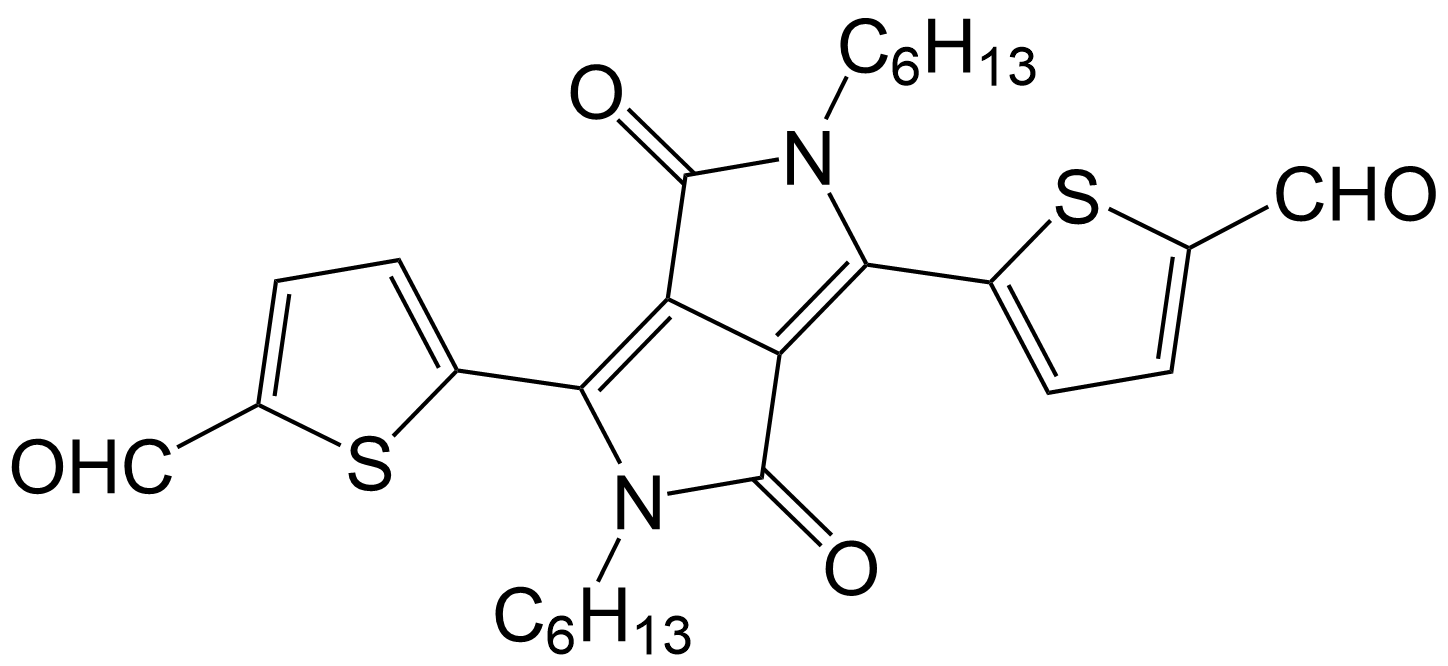 5,5'-(2,5-dihexyl-3,6-dioxo-2,3,5,6-tetrahydropyrrolo[3,4-c] pyrrole-1,4-diyl)bis (thiophene-2-carbaldehyde)/